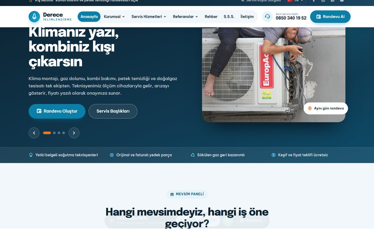 Klima & Teknik Servis Scripti