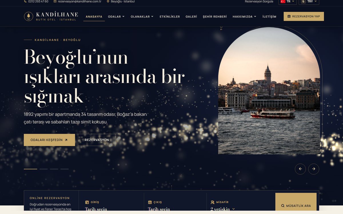 Butik Otel Rezervasyon Scripti